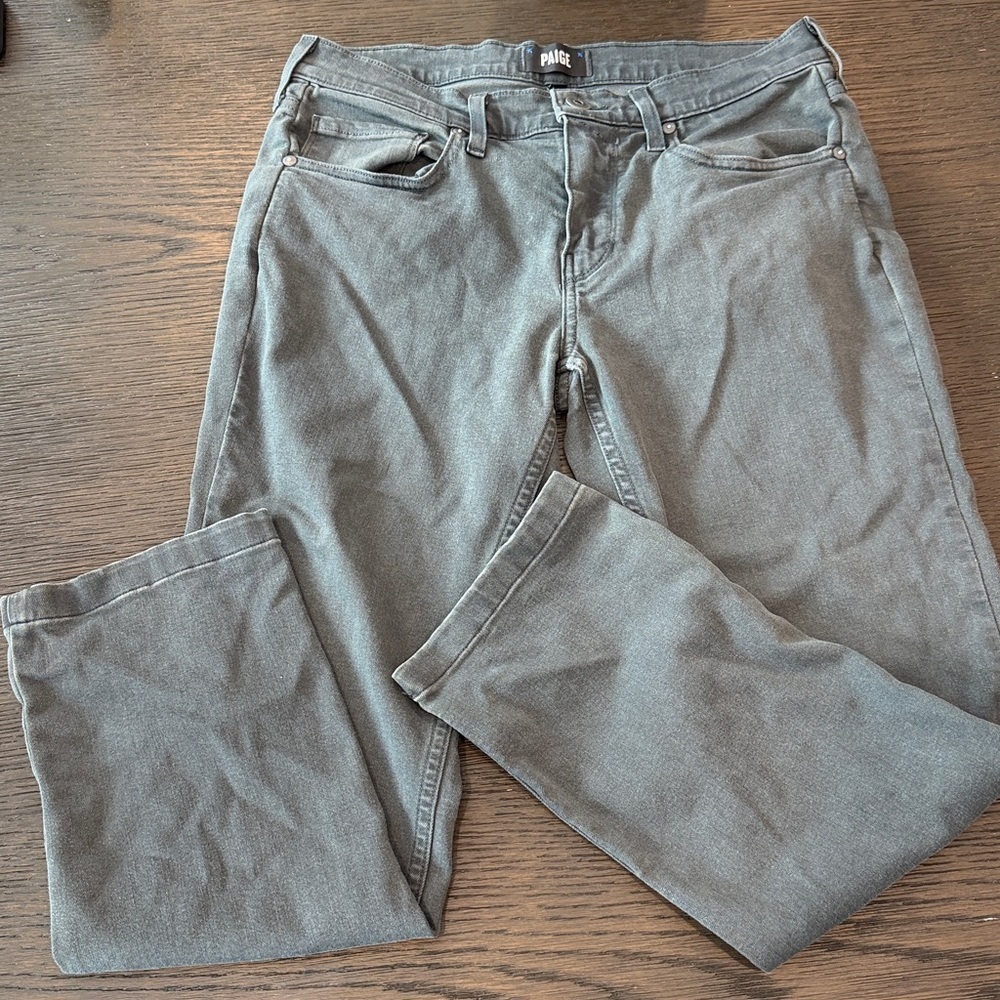 PAIGE Men's Slate Slim Jeans - Picture 3 of 6